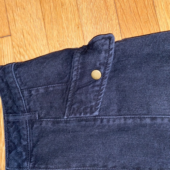 Forever 21 Black Zip-Up Denim Skirt - Picture 5 of 7